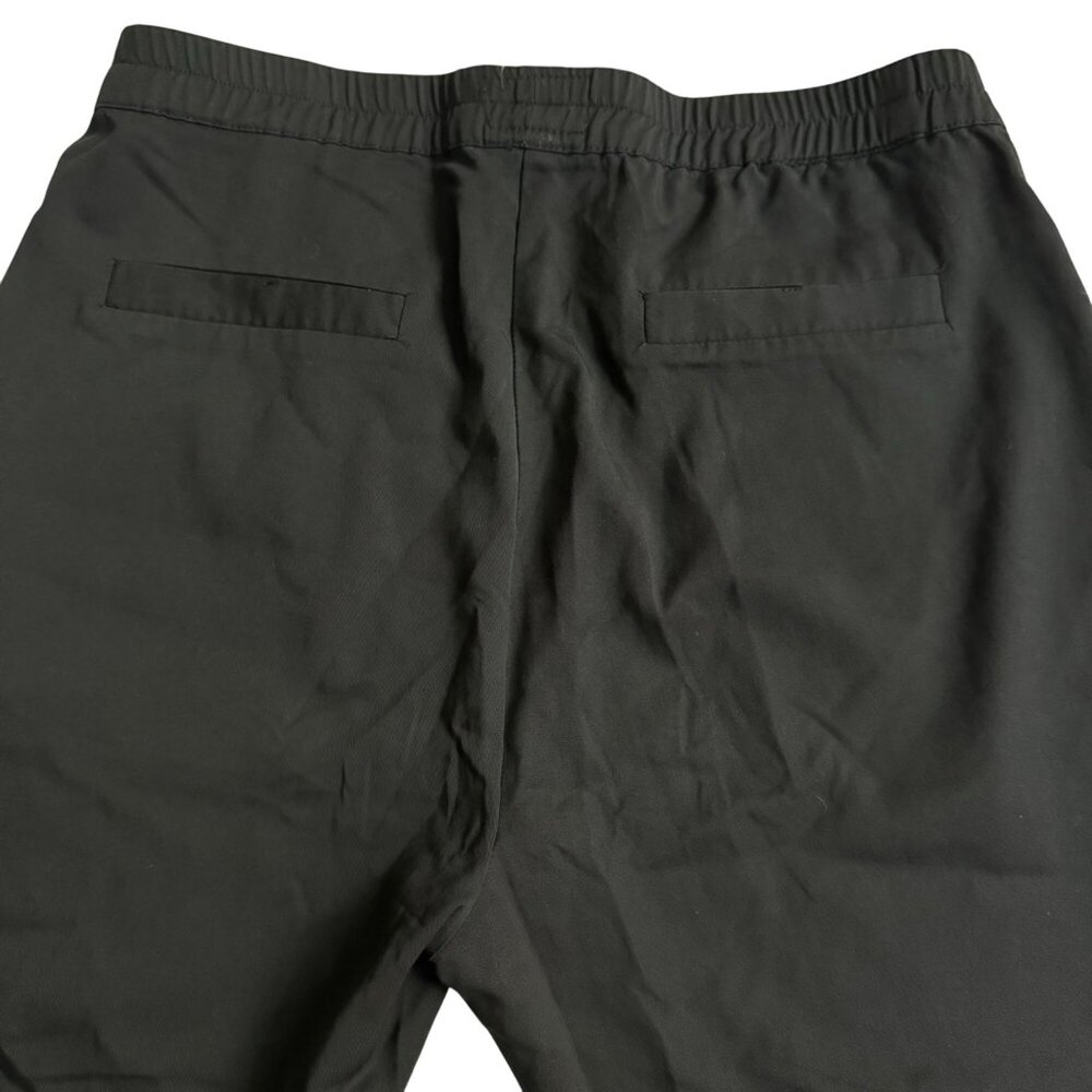 Marine Layer Allison Black Cropped Pants Small elastic waist light weight New - Picture 10 of 14